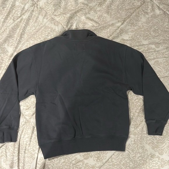 Abercrombie & Fitch Essential Half Zip (Navy) (Size Small) - Picture 4 of 4